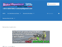 Tablet Screenshot of motosyrepuestos.com